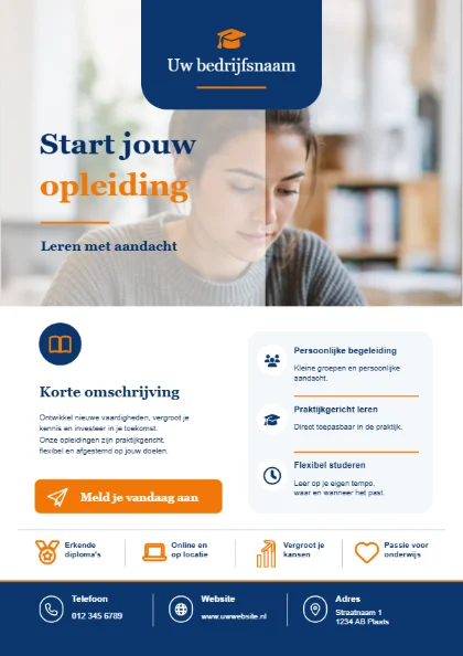 Start jouw opleiding — voorkant